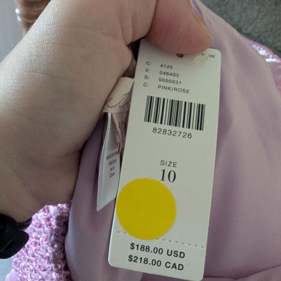 Anthropologie Hutch Corsage One Shoulder Sparkly Iridescent Romper Size 10 - Picture 8 of 8